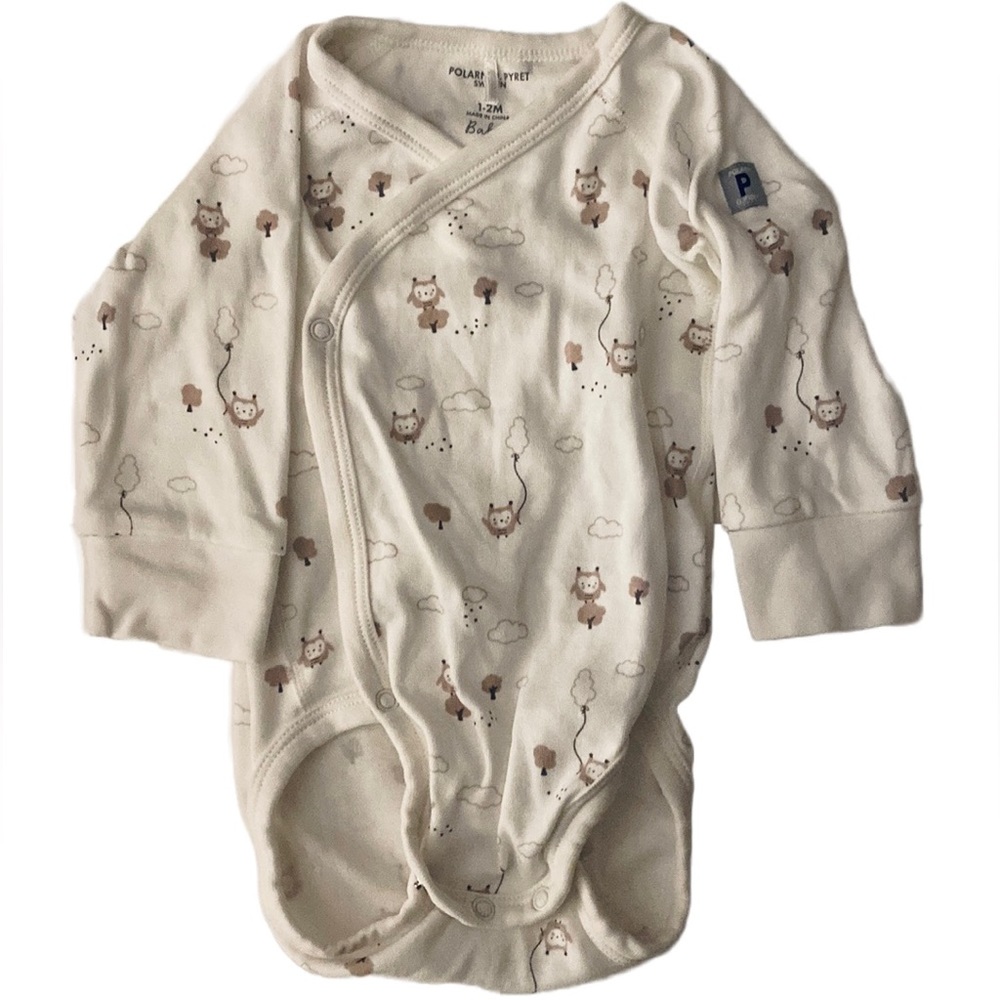 Polarn O. Pyret baby onesie 56 (1-2 M)
